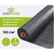 Агротканина Agrocover чорна 100 г/м&sup2; 3,3*100 м 5818284 фото 1