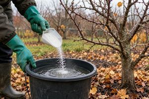 Карбамід восени: навіщо обприскувати сад і чому не можна підживлювати фото